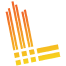Logo von Loki, dargestellt durch orange-gelbe Linien, die eine Datenvisualisierung symbolisieren.